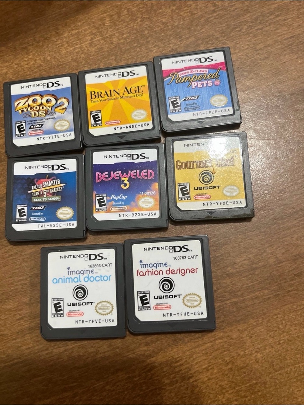 Lot of 8 Nintendo DS Games